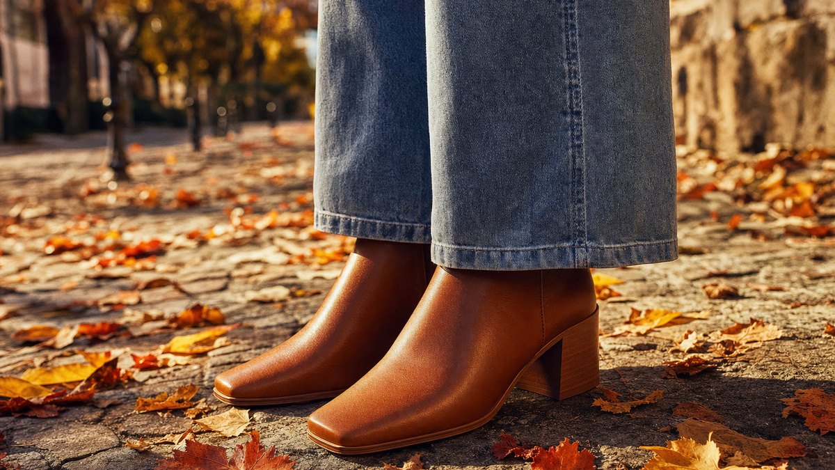 Ces bottines à bout carré et talon de 4,5 centimètres détrônent le mocassin cet automne avec 47 % de recherches en plus