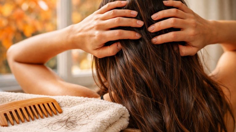 Cheveux qui tombent davantage en octobre et novembre : 4 gestes de soin simples pour traverser la chute saisonnière sans paniquer