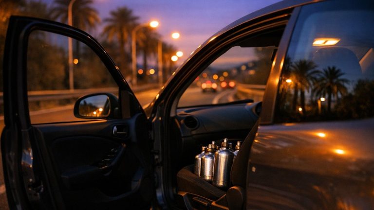 Des bonbonnes de protoxyde d'azote dans la voiture : à Nice, une conductrice de 20 ans sans permis écope de six mois avec sursis