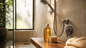 Deux douches savonnées par semaine après 65 ans : ce que recommandent les dermatologues pour une peau moins sèche