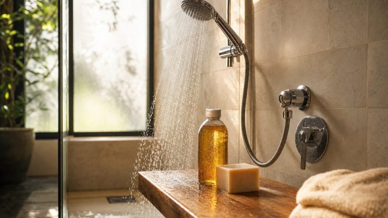 Deux douches savonnées par semaine après 65 ans : ce que recommandent les dermatologues pour une peau moins sèche