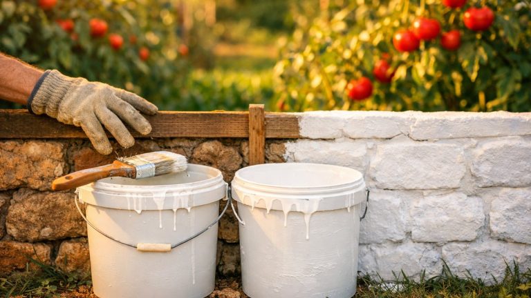 Elle achète deux cents euros de peinture blanche pour son mur : le voisin pose la main dessus et dit « la moitié est à moi »