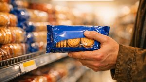 Elle achète le même paquet de biscuits à 2,49 euros depuis des années : au rayon, une affichette jaune annonce cinquante grammes de moins
