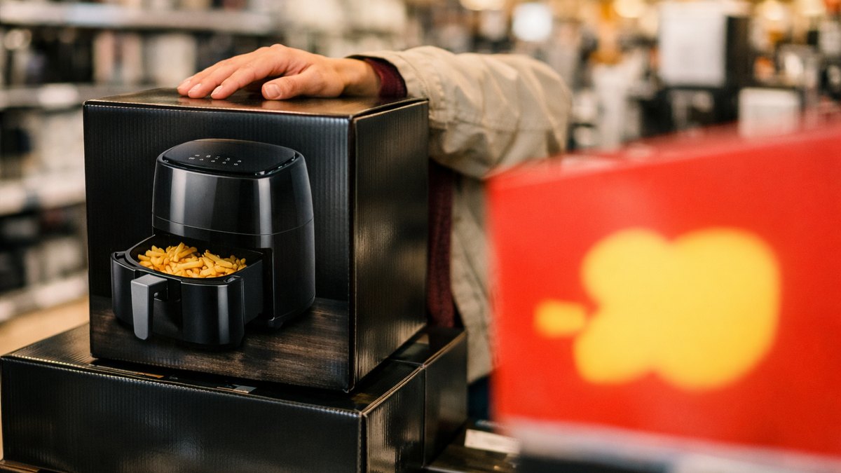Elle achète une friteuse sans huile soldée à moins 40 % à Clermont-Ferrand : trois semaines plus tôt, le même prix s'affichait déjà en ligne