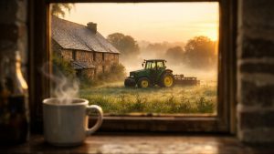 Elle achète une longère en Mayenne avec deux hectares de pré : chaque matin à sept heures, le tracteur du voisin traverse son herbe