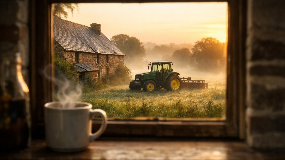Elle achète une longère en Mayenne avec deux hectares de pré : chaque matin à sept heures, le tracteur du voisin traverse son herbe