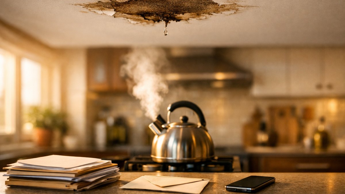 Elle attend que l'assurance du voisin du dessus la rappelle pour sa cuisine : trois semaines plus tard, c'est son propre contrat qu'on lui demande