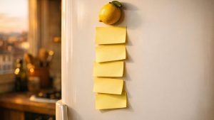 Elle colle cinq résolutions de rentrée sur son frigo à Lyon : le 8 octobre, il n'en reste plus une seule qu'elle tient encore