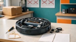 Elle confie son aspirateur robot réparé au magasin de Lyon : au 26e mois, le vendeur lui répond que la garantie est finie depuis deux mois