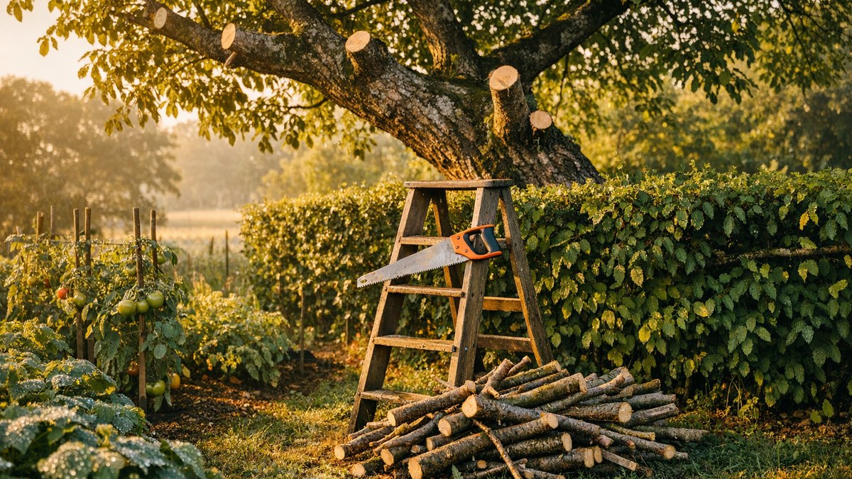 Elle coupe à ras les branches du noyer qui ombrage son potager : le lendemain, son voisin lui parle de tribunal et de dommages