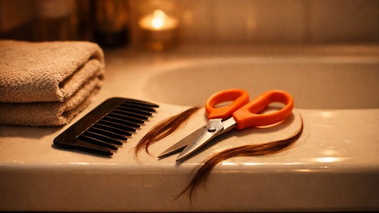 Elle coupe ses pointes aux ciseaux de cuisine depuis six ans à Nantes : ses fourches reviennent désormais en trois semaines au lieu de deux mois
