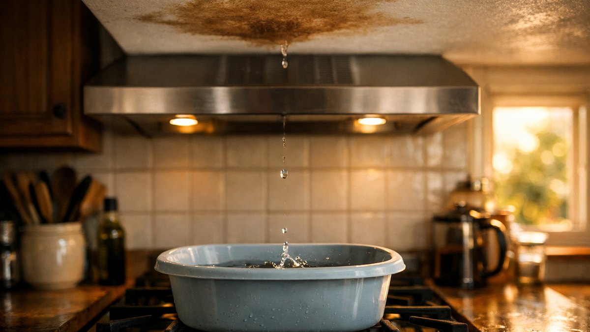 Elle découvre une auréole brune au plafond de sa cuisine à Nantes : son assureur lui répond que le dossier est à elle, pas au voisin