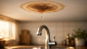 Elle découvre une auréole brune au plafond de sa cuisine un dimanche matin : l'assureur du voisin du dessus lui répond que ce dossier n'est pas le sien