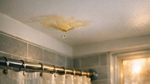 Elle découvre une auréole jaune au plafond de sa salle de bains à Nantes : l'assureur du voisin du dessus la renvoie vers le sien