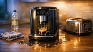 Elle détartre sa machine à café au vinaigre blanc depuis deux ans : le jour où elle fuit, le technicien lit une ligne de la notice
