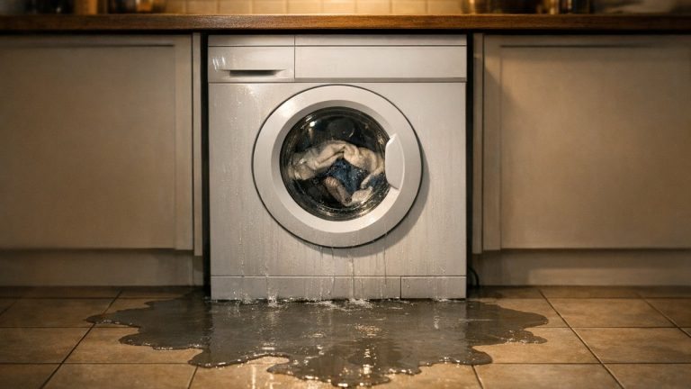 Elle entend son lave-linge s'arrêter net en plein essorage, un dimanche soir : le vendeur lui tend un devis de 180 euros pour une machine de 22 mois