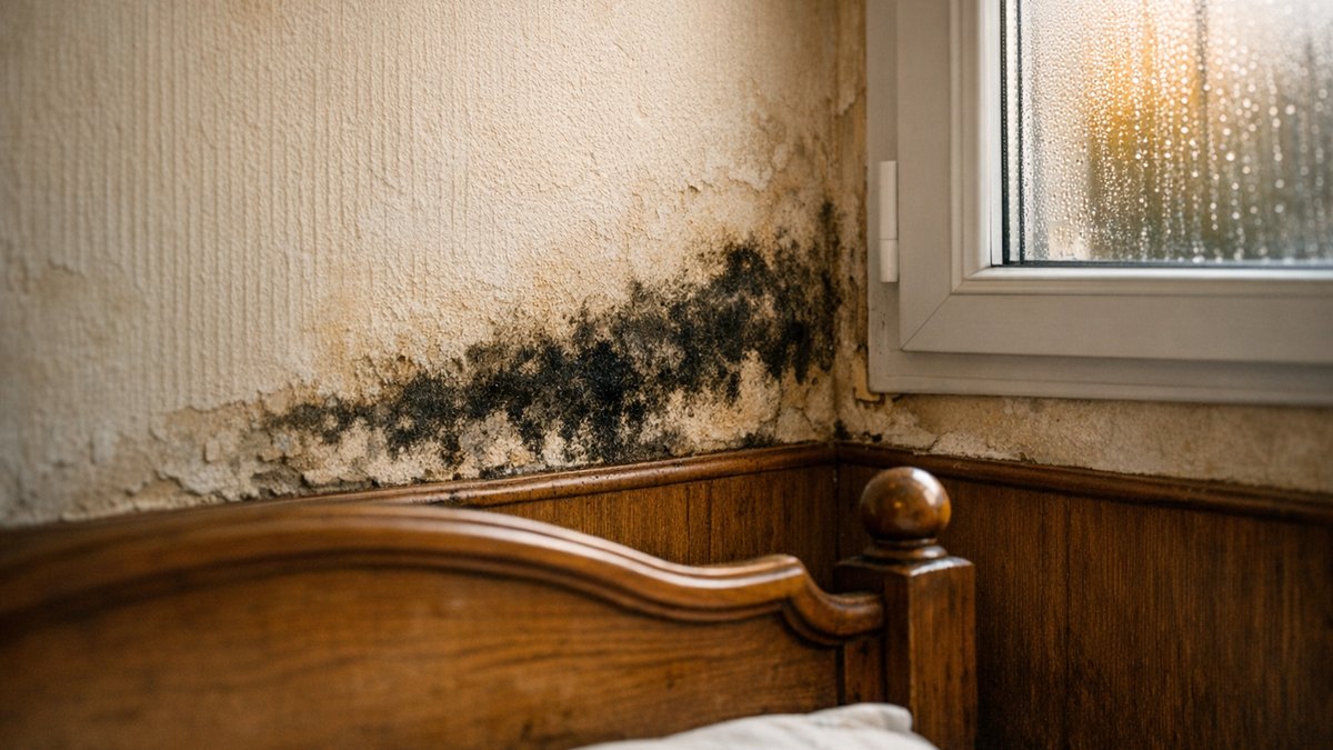 Elle fait remplacer les vieilles fenêtres de sa maison des années 70 : au premier hiver, des taches noires envahissent les angles des chambres