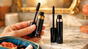 Elle garde le même mascara dans sa trousse depuis l'automne à Caen : chaque soir, ses yeux piquent et le petit pot imprimé passe inaperçu