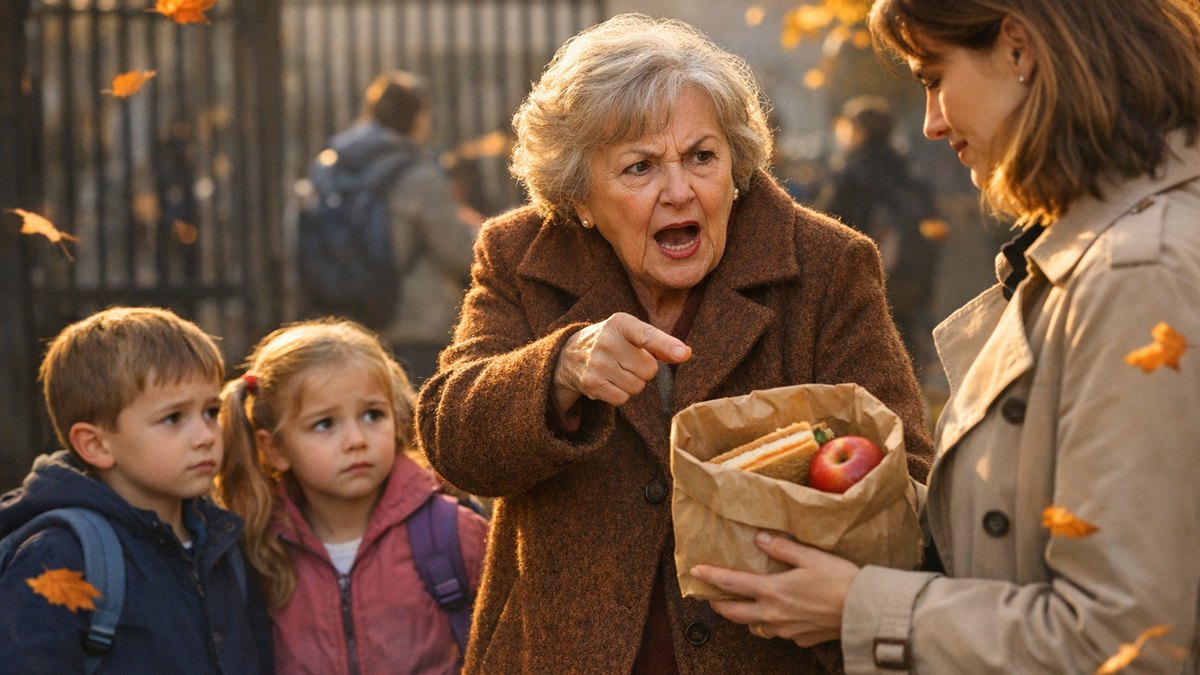 Elle garde ses deux petits-enfants chaque jour depuis la rentrée : mi-octobre, un goûter oublié la fait crier sur sa fille devant l'école