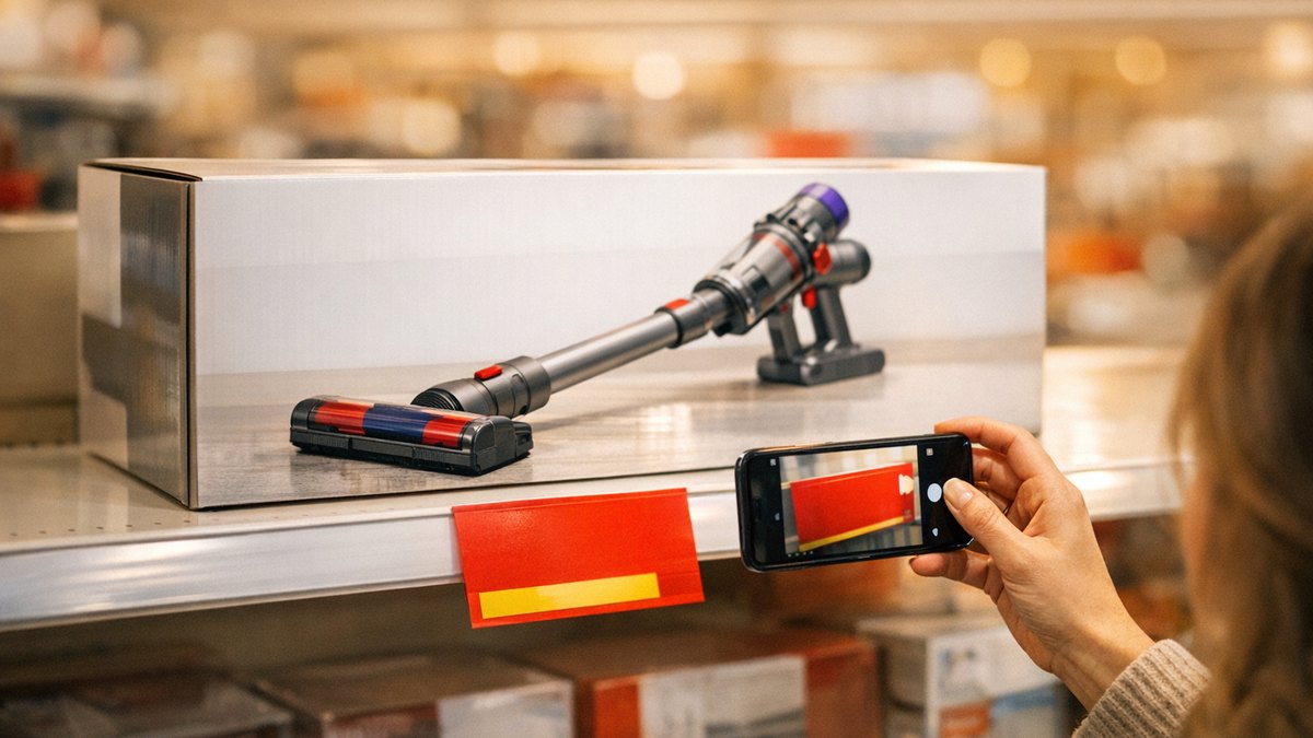 Elle guette depuis septembre un aspirateur affiché à moins 40 % à Grenoble : le prix barré sur l'étiquette n'a jamais été pratiqué par le magasin