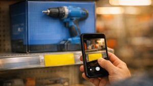 Elle guette une perceuse à moins 40 % dans une enseigne de bricolage : le prix barré n'avait jamais été affiché le mois précédent