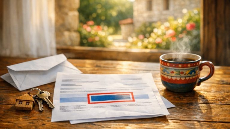 Elle hérite de la maison familiale avec son frère : en septembre, l'avis de taxe foncière arrive à son seul nom, pour la totalité