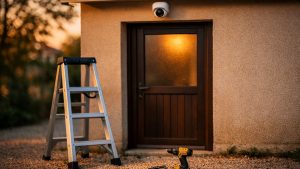 Elle installe une caméra au-dessus de sa porte pour surveiller son allée : une semaine plus tard, son voisin sonne avec une photo de l'écran
