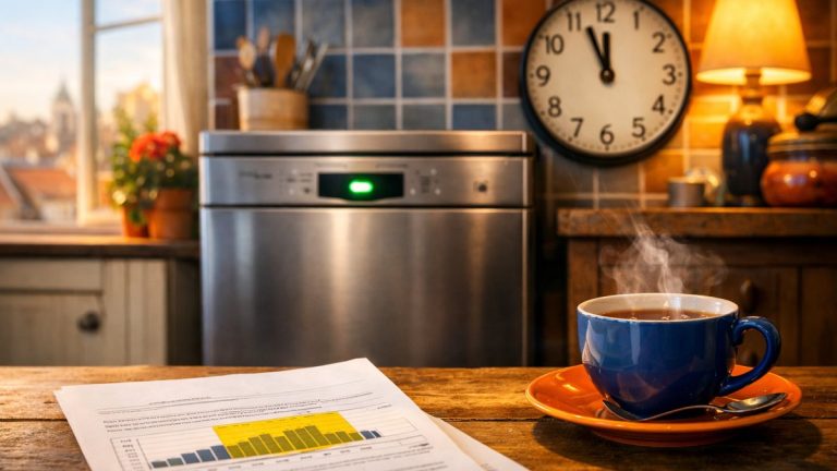 Elle lance son lave-vaisselle à 23 h depuis quinze ans à Rouen : sur sa facture d'octobre, la moitié de ses heures creuses tombe en plein après-midi