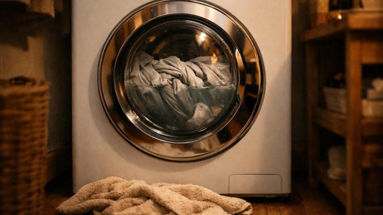 Elle lance une machine un dimanche soir et l'eau ne part plus : le vendeur lui tend un numéro de fabricant et lui souhaite bonne chance