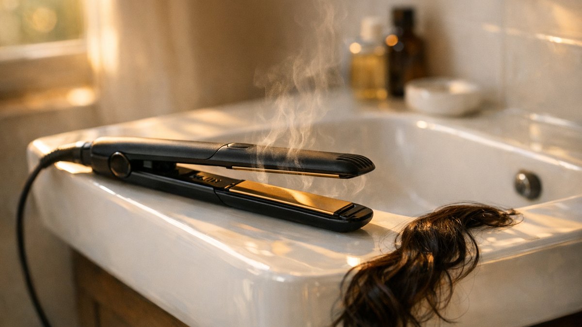 Elle lisse ses cheveux chaque matin à 230 degrés avant Lille : en octobre, ses pointes cassent et blanchissent au bout de chaque mèche