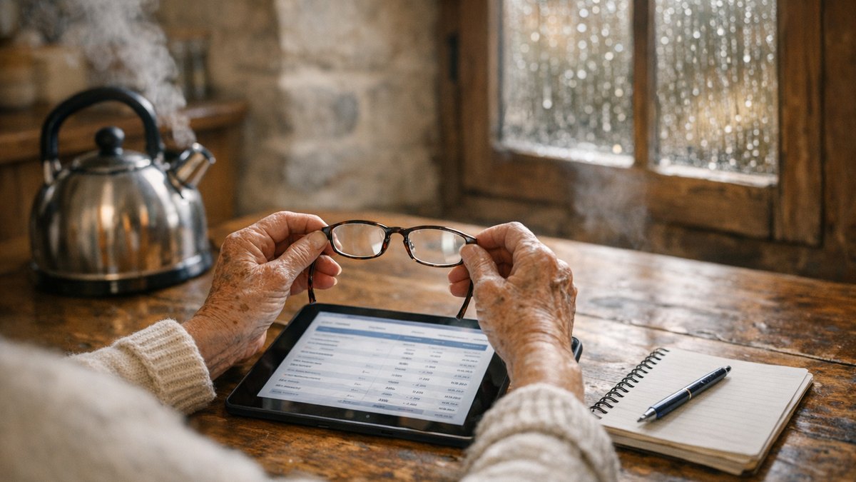Elle ouvre son relevé bancaire un matin de février à Quimperlé : sa pension a perdu quarante euros, et aucun courrier ne dit pourquoi