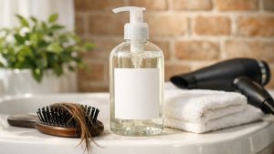 Elle passe au shampoing sans sulfates sur les conseils de son amie toulousaine : un mois plus tard, ses cheveux collent dès le lendemain matin