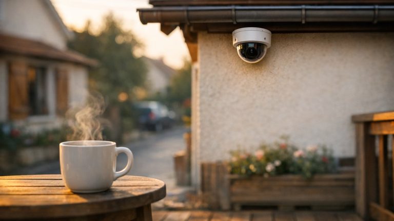 Elle prend son café sur la terrasse près de Rennes : trois semaines plus tard, elle découvre l'objectif braqué sur sa table