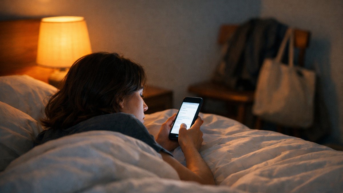 Elle quitte son bureau de Nantes avec un mail inachevé : à 23 heures, couchée, elle le réécrit encore phrase par phrase