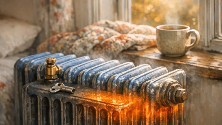 Elle rallume le chauffage de sa maison près de Besançon en octobre : le radiateur de la chambre reste froid en haut, brûlant en bas