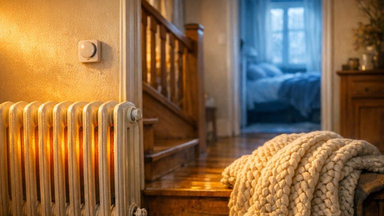 Elle rallume sa chaudière un matin d'octobre à Limoges : en bas la maison chauffe, en haut les chambres restent glacées toute la nuit