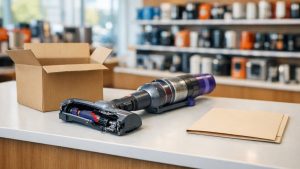 Elle rapporte son aspirateur-balai en panne dans un magasin de Dijon : le vendeur lui tend le numéro du fabricant et referme le dossier