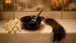 Elle refait ses racines dans sa salle de bains à Orléans : six mois plus tard, ses longueurs ont pris deux tons de plus que la boîte