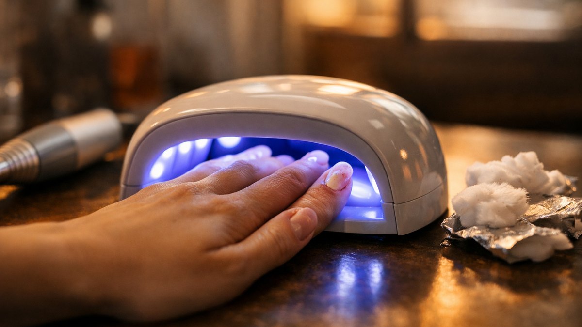 Elle refait son vernis semi-permanent toutes les deux semaines à Toulon : en octobre, ses ongles se dédoublent et plient au moindre geste