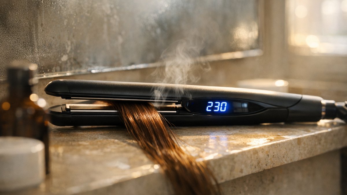 Elle règle son lisseur à 230 °C pour gagner cinq minutes chaque matin : trois mois plus tard, ses pointes se cassent entre ses doigts