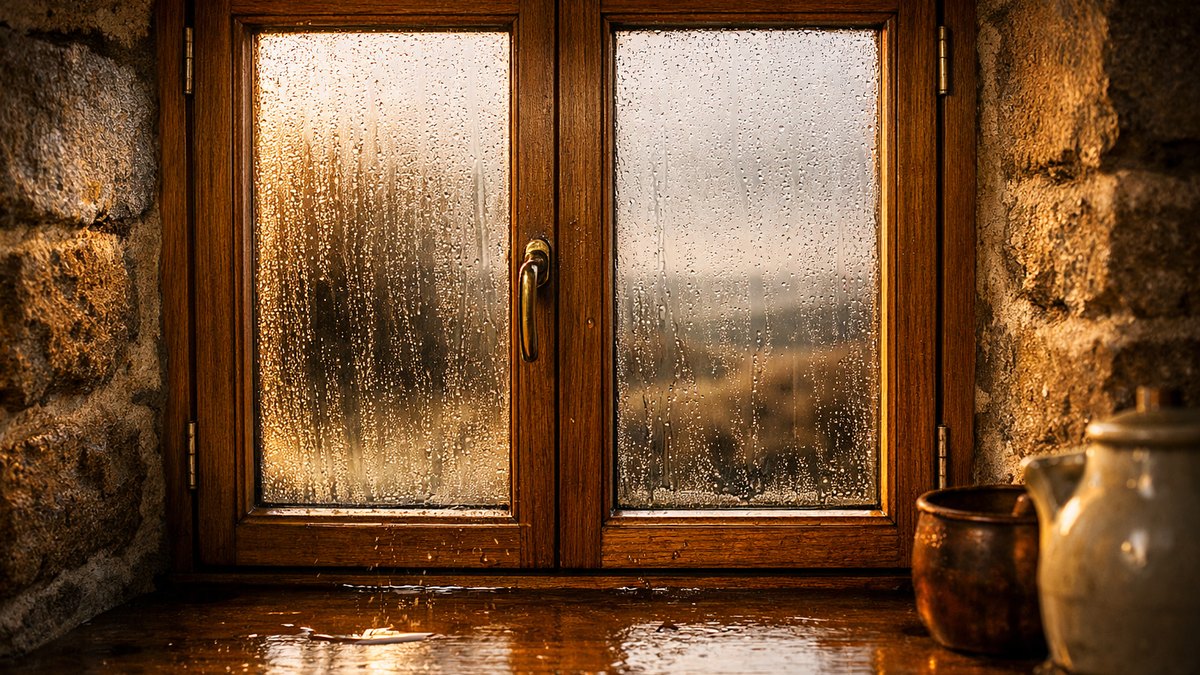 Elle remplace les vieilles fenêtres en bois de sa longère bretonne : au premier froid, l'eau ruisselle chaque matin sur les vitres neuves