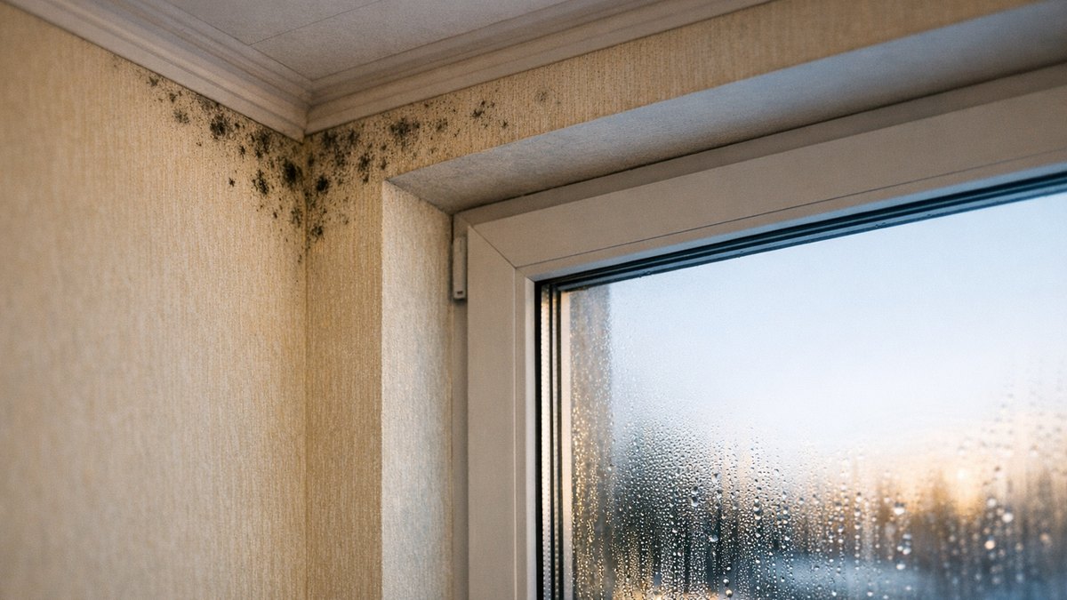 Elle remplace ses vieilles fenêtres en bois pour réduire sa facture : dès les premiers froids, des taches noires envahissent les angles de sa chambre
