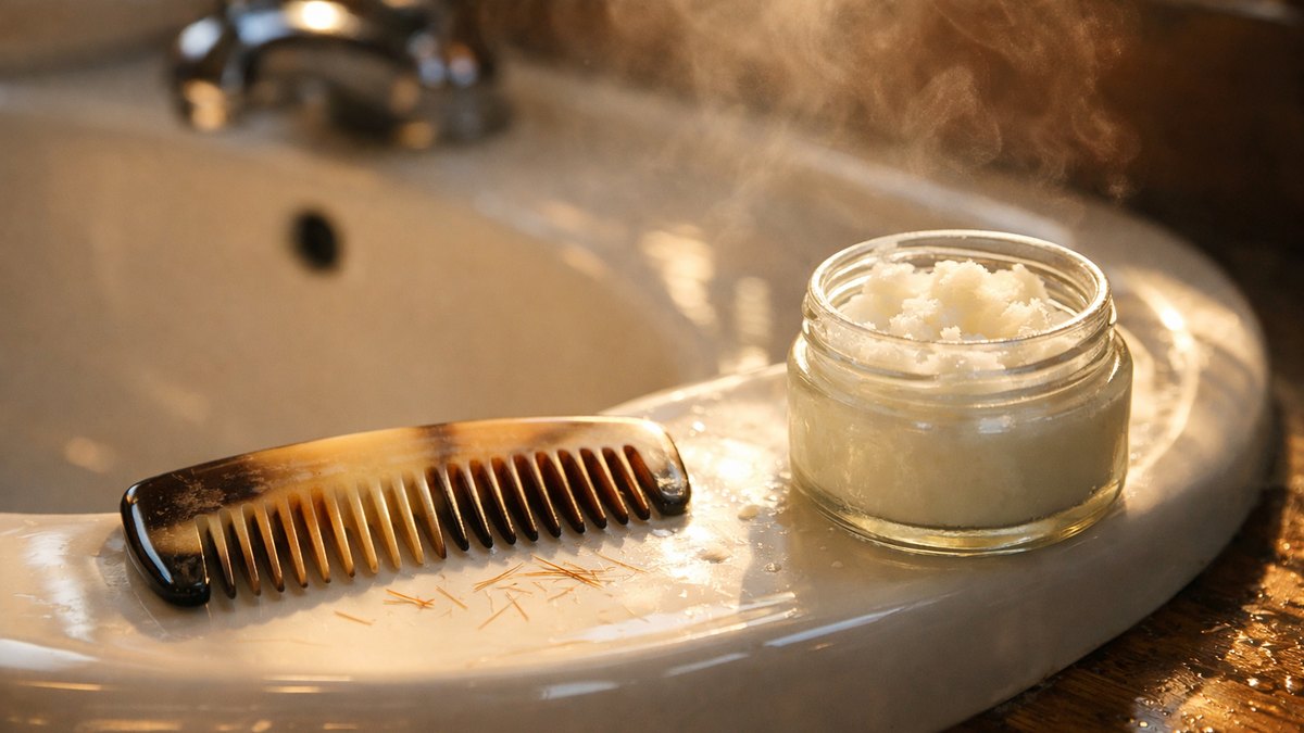 Elle remplace son après-shampoing par un pot d'huile de coco pure : trois semaines plus tard, ses cheveux fins cassent net au premier coup de peigne