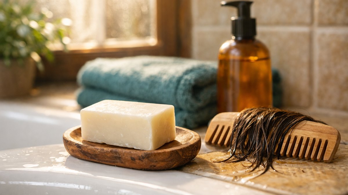 Elle remplace son shampooing par un pain de savon près de Troyes : trois semaines plus tard, ses cheveux collent sous ses doigts