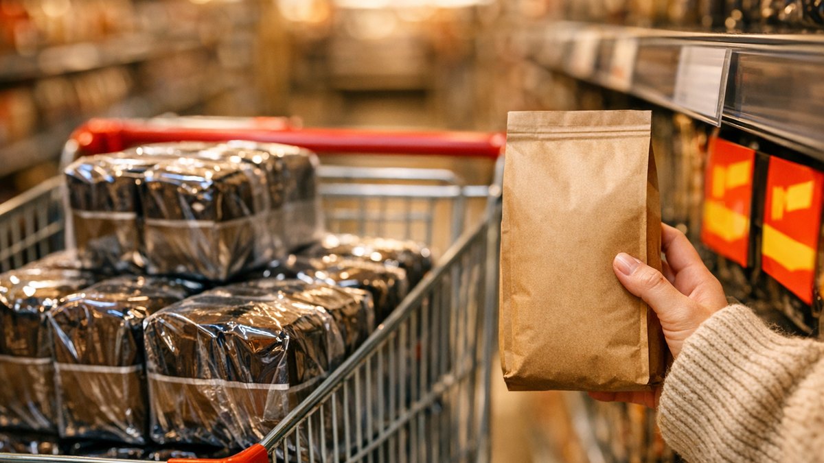 Elle remplit son caddie de lots « 3 pour 2 » à Metz : en relisant l'étiquette, le paquet simple coûtait moins cher au kilo