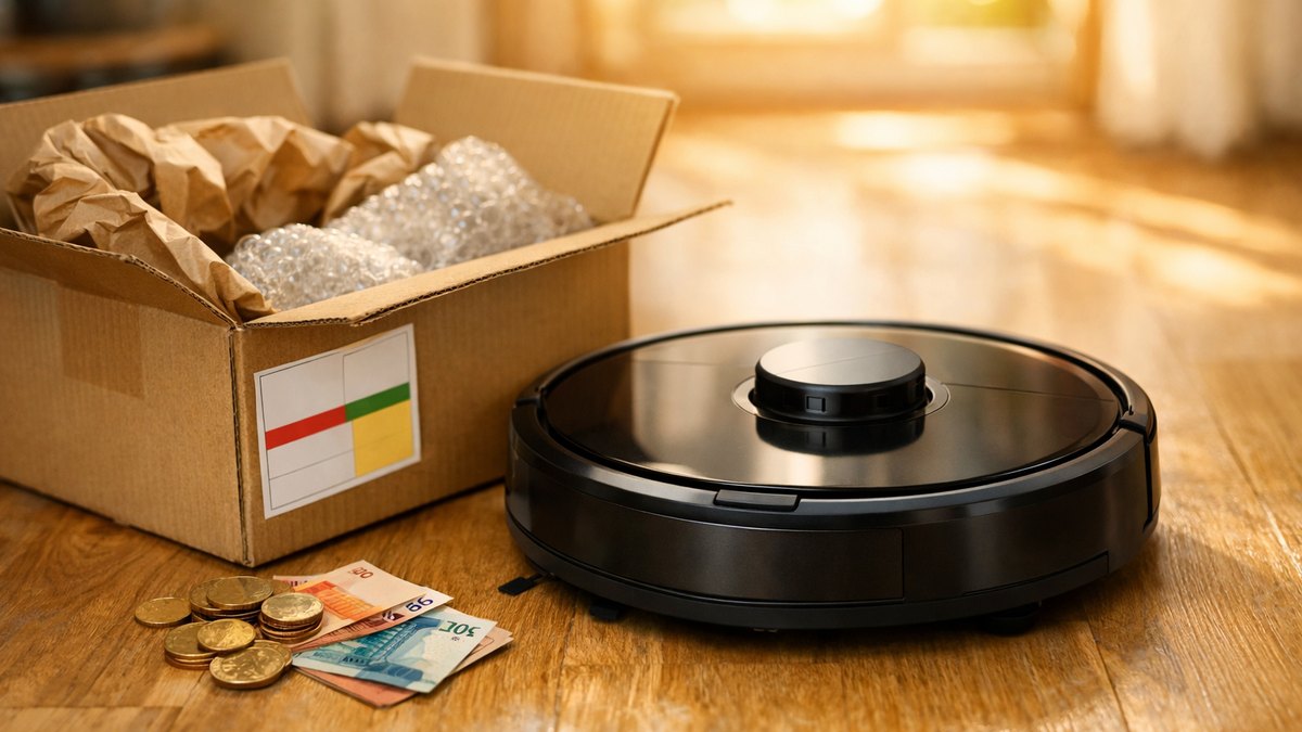 Elle renvoie son aspirateur robot dans les quatorze jours prévus par la loi : le site la rembourse de tout, sauf dix-huit euros qu'elle n'attendait pas