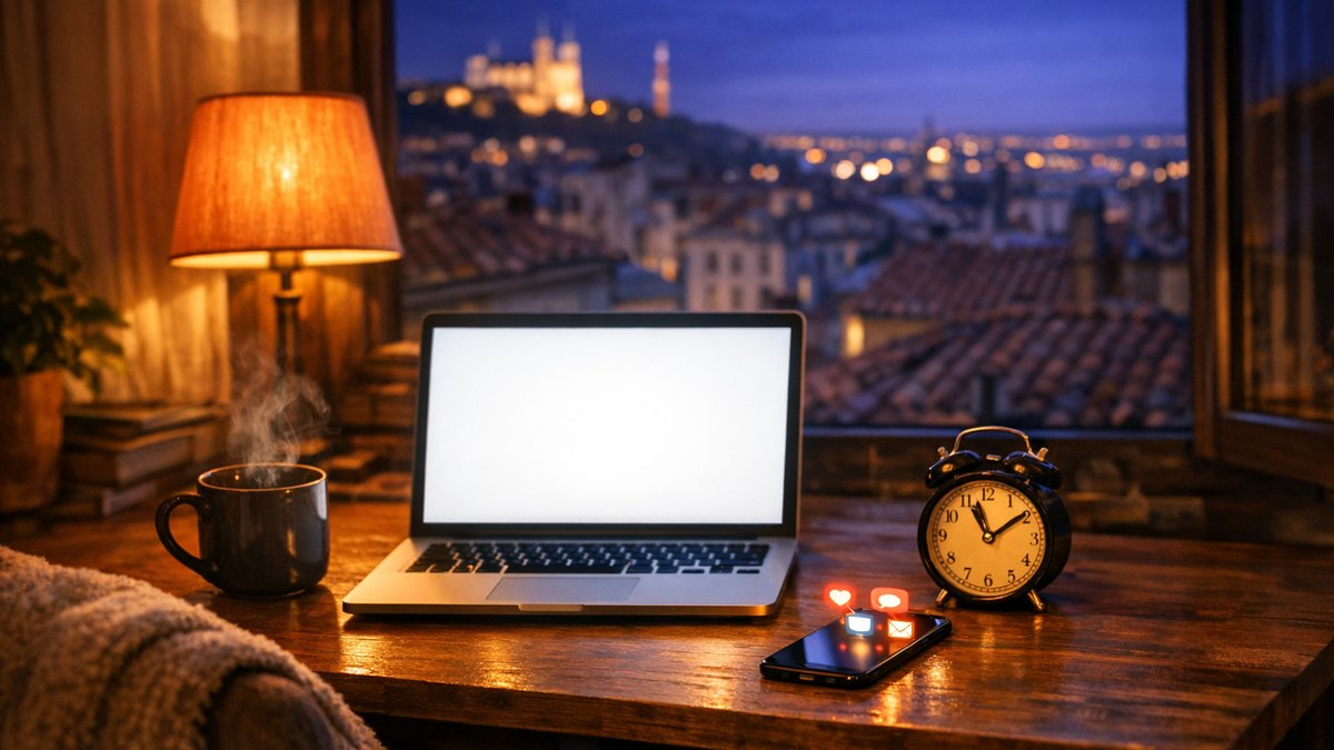 Elle répond à ses mails à 22 heures depuis la rentrée à Lyon : en octobre, ses collègues lui écrivent désormais à 23 heures