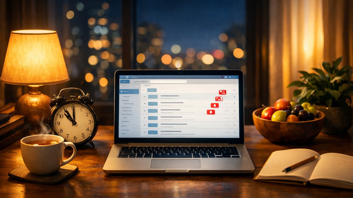 Elle répond à ses mails le soir pour s'offrir des matins calmes : un mois plus tard, ses collègues lui écrivent à 22 heures