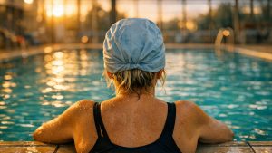 Elle reprend l'aquagym chaque mardi à la piscine municipale : en octobre, sa coiffeuse remarque un reflet vert dans ses mèches blondes