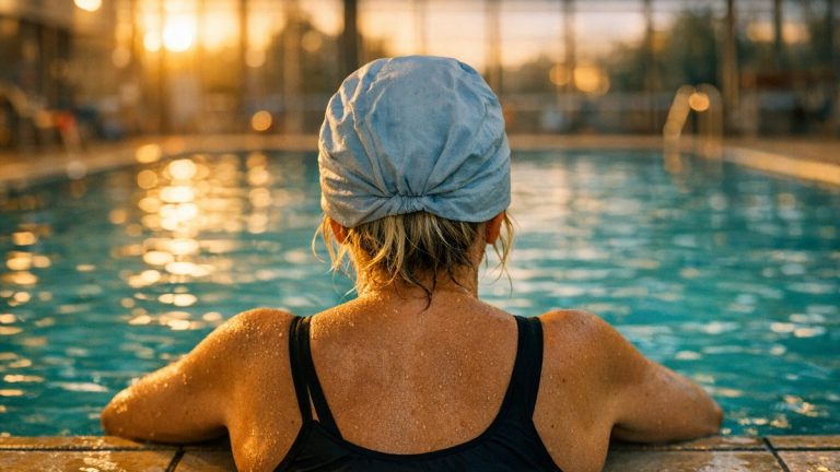 Elle reprend l'aquagym chaque mardi à la piscine municipale : en octobre, sa coiffeuse remarque un reflet vert dans ses mèches blondes